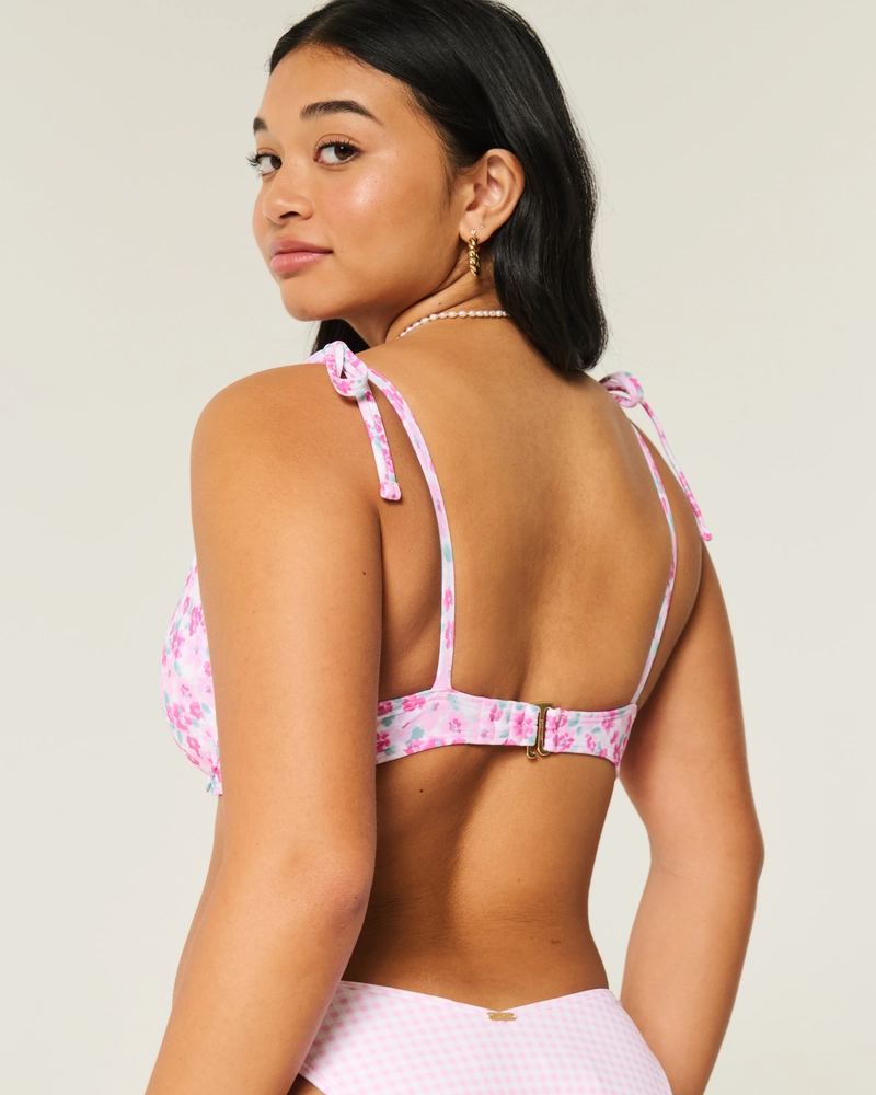 Curvy Ruffle Edge Underwire Bikini Top