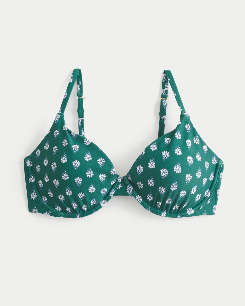 Curvy Plunge Underwire Bikini Top