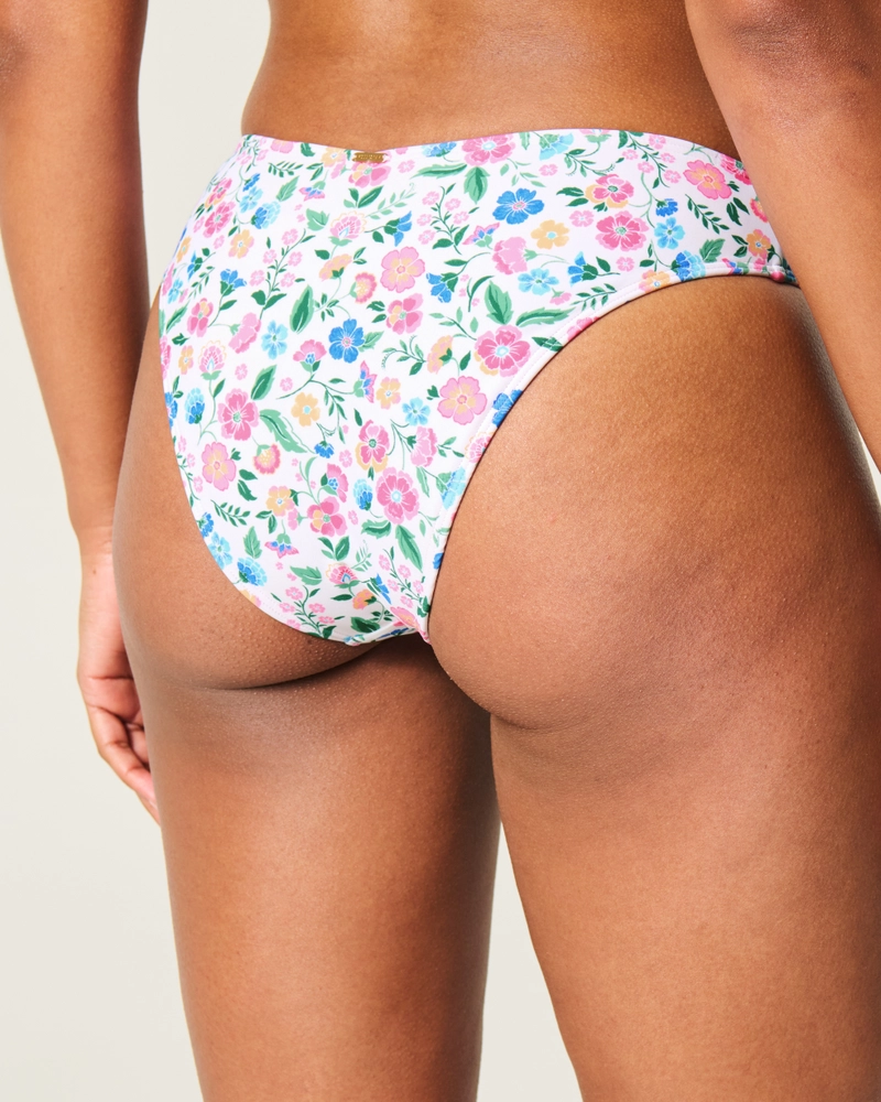 Curvy High-Leg High-Waist Cheeky Bikini Bottom