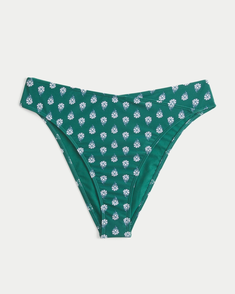 Curvy High-Leg High-Waist Cheeky Bikini Bottom