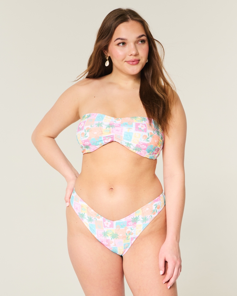 High-Leg Cheeky Bikini Bottom