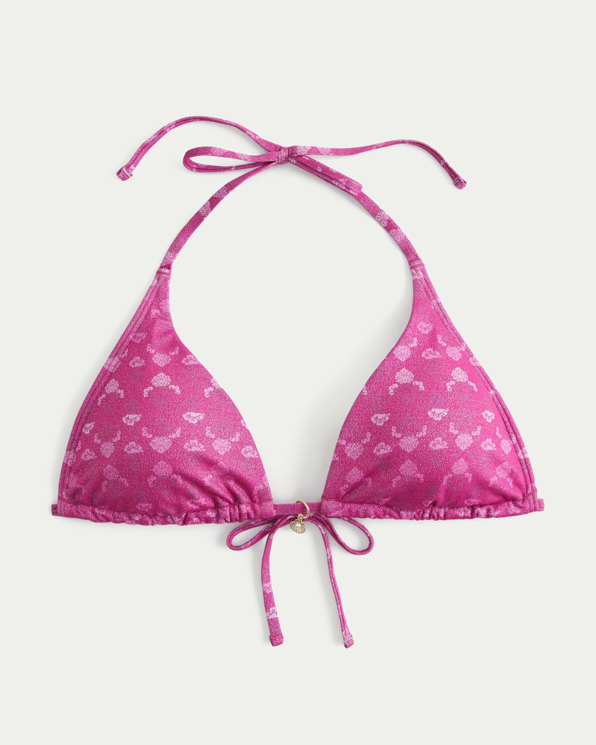 Shimmer Multi-Way Triangle Bikini Top