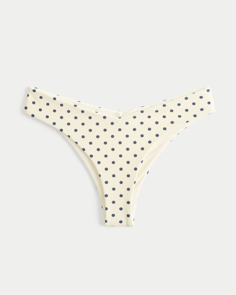 Reversible V-Waist Cheeky Bikini Bottom