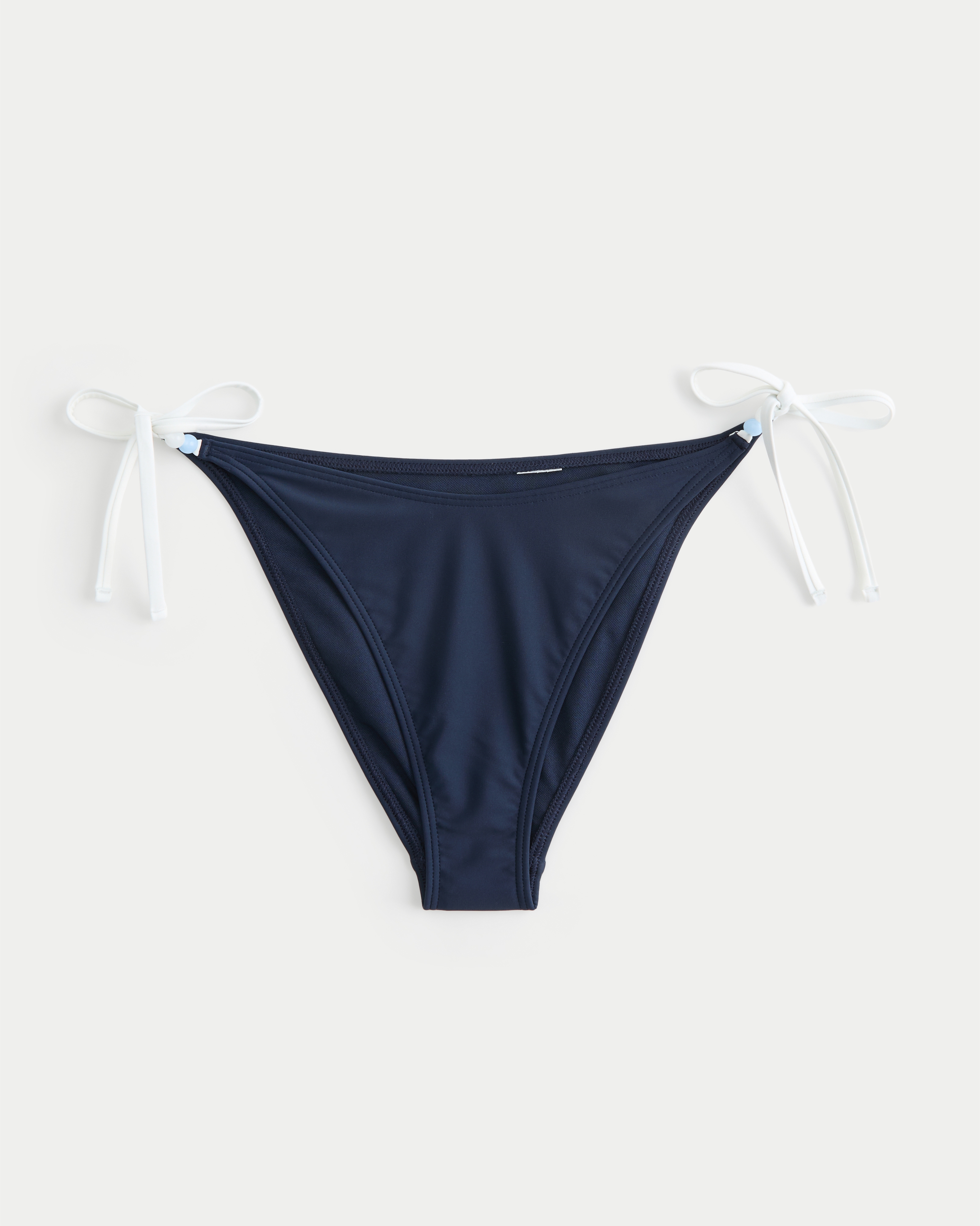 Logo Side-Tie Cheeky Bikini Bottom