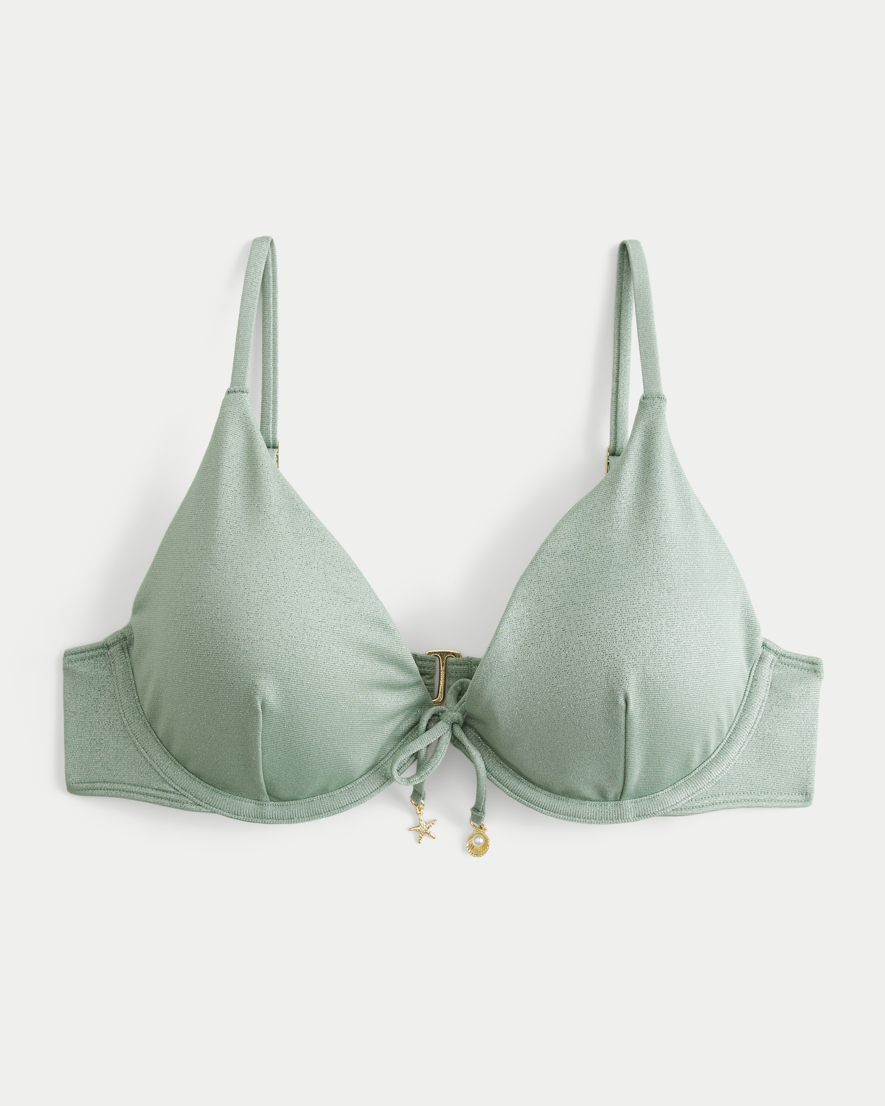 Shimmer Charm Underwire Bikini Top