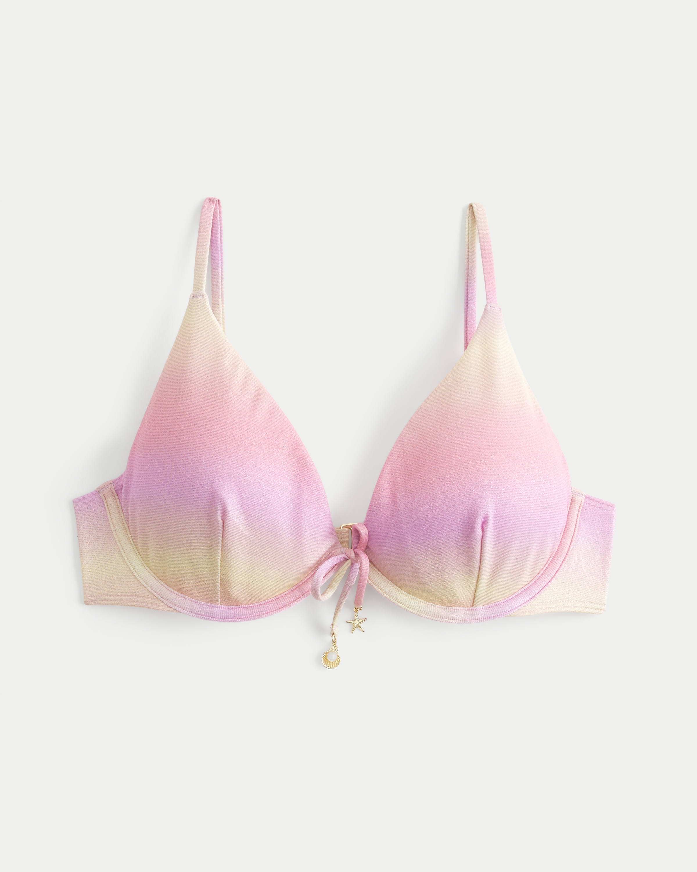 Shimmer Charm Underwire Bikini Top