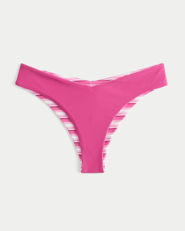 Reversible Cheeky Bikini Bottom, Magenta view 2