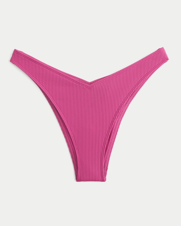 Slip Bikini Super Cheeky A Coste, Magenta view 2