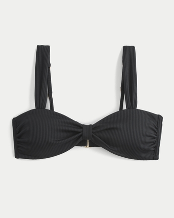 Women's Ribbed Sweetheart Scoop Bikini Top | Women's Swimwear | HollisterCo.com