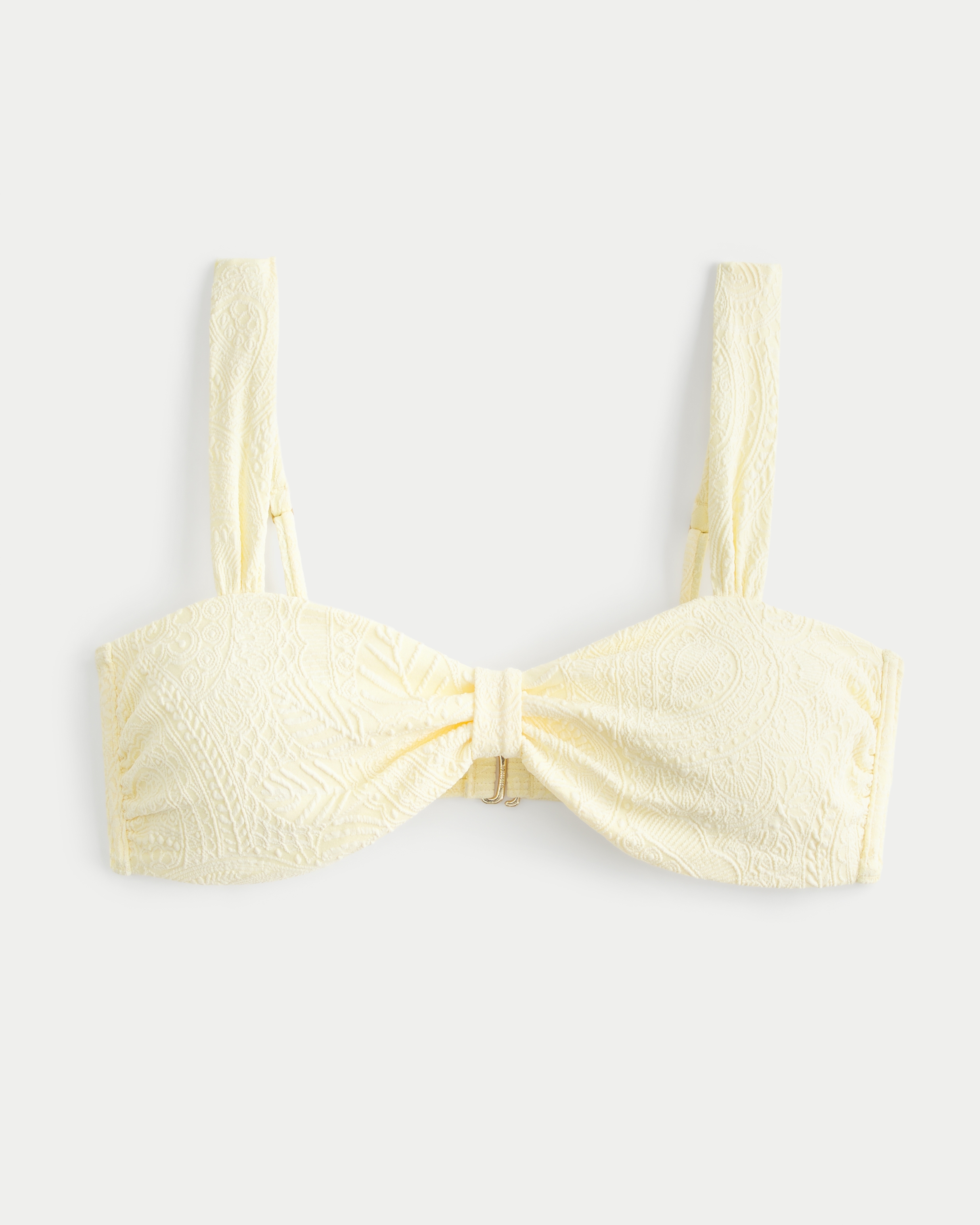 Jacquard Scoop Bikini Top