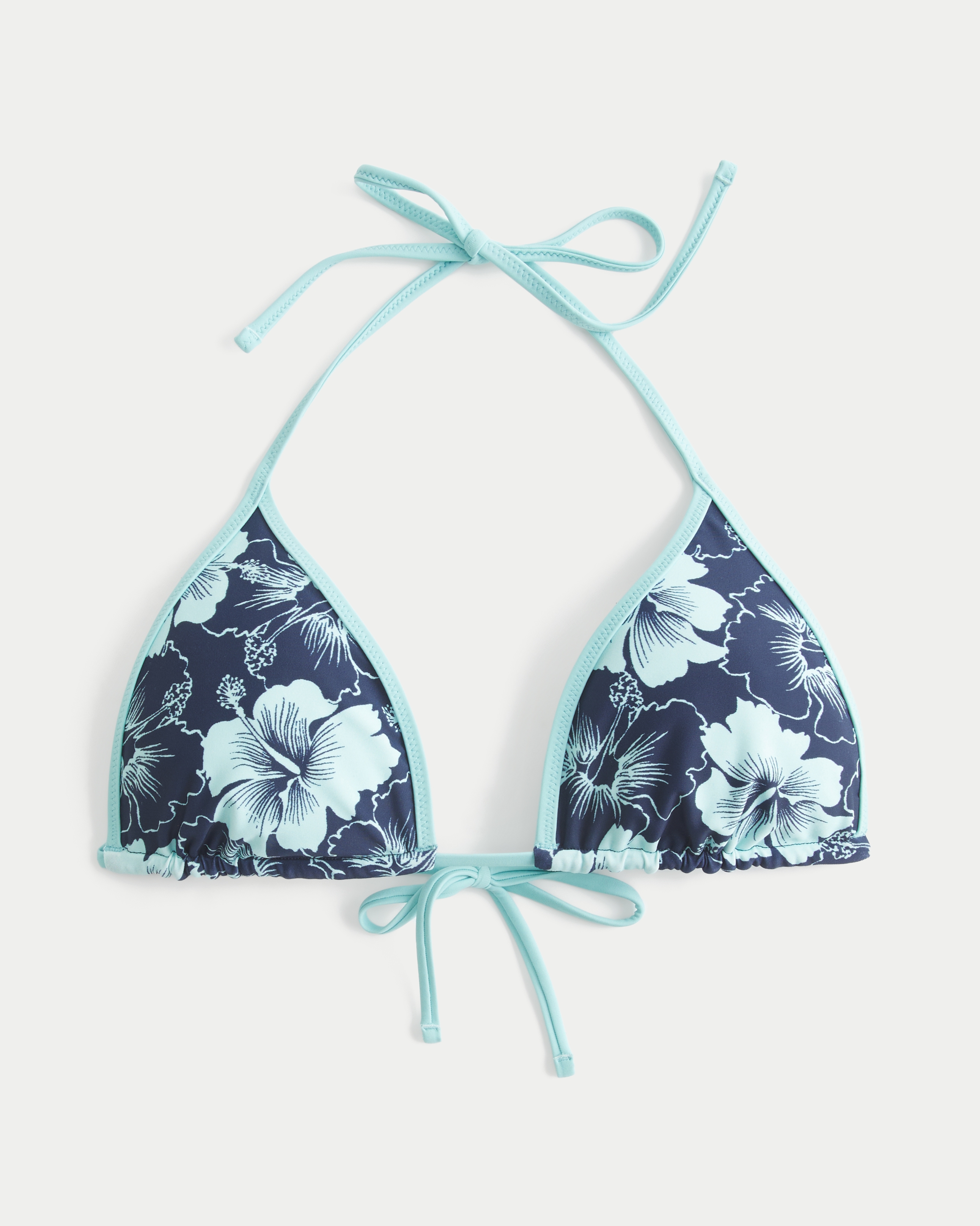 Reversible Pop Binding Triangle Bikini Top