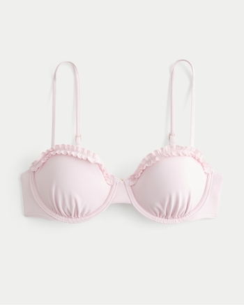 Women's Ruffle Balconette Bikini Top | Women's Swimwear | HollisterCo.com