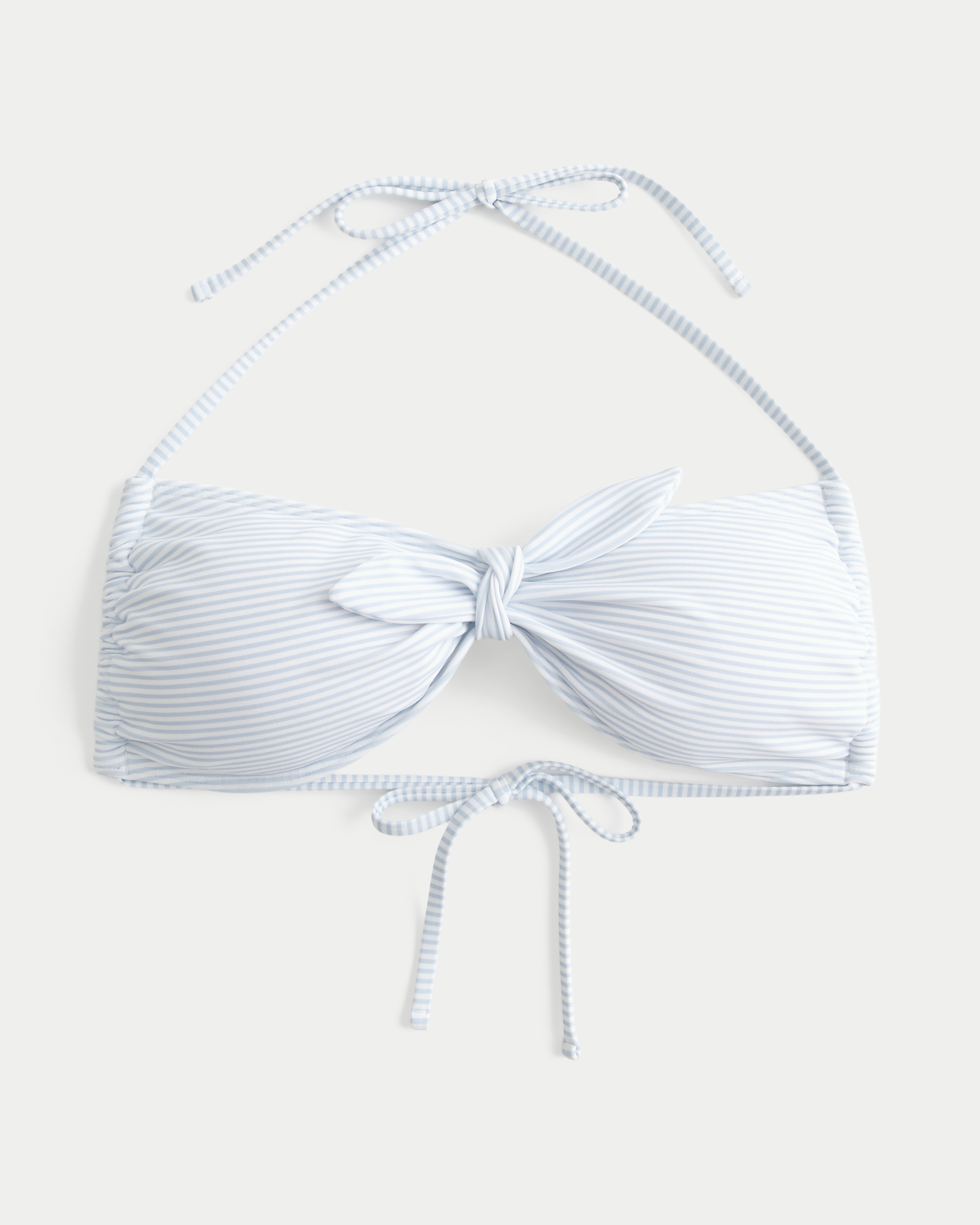 Front Tie Halter Bikini Top