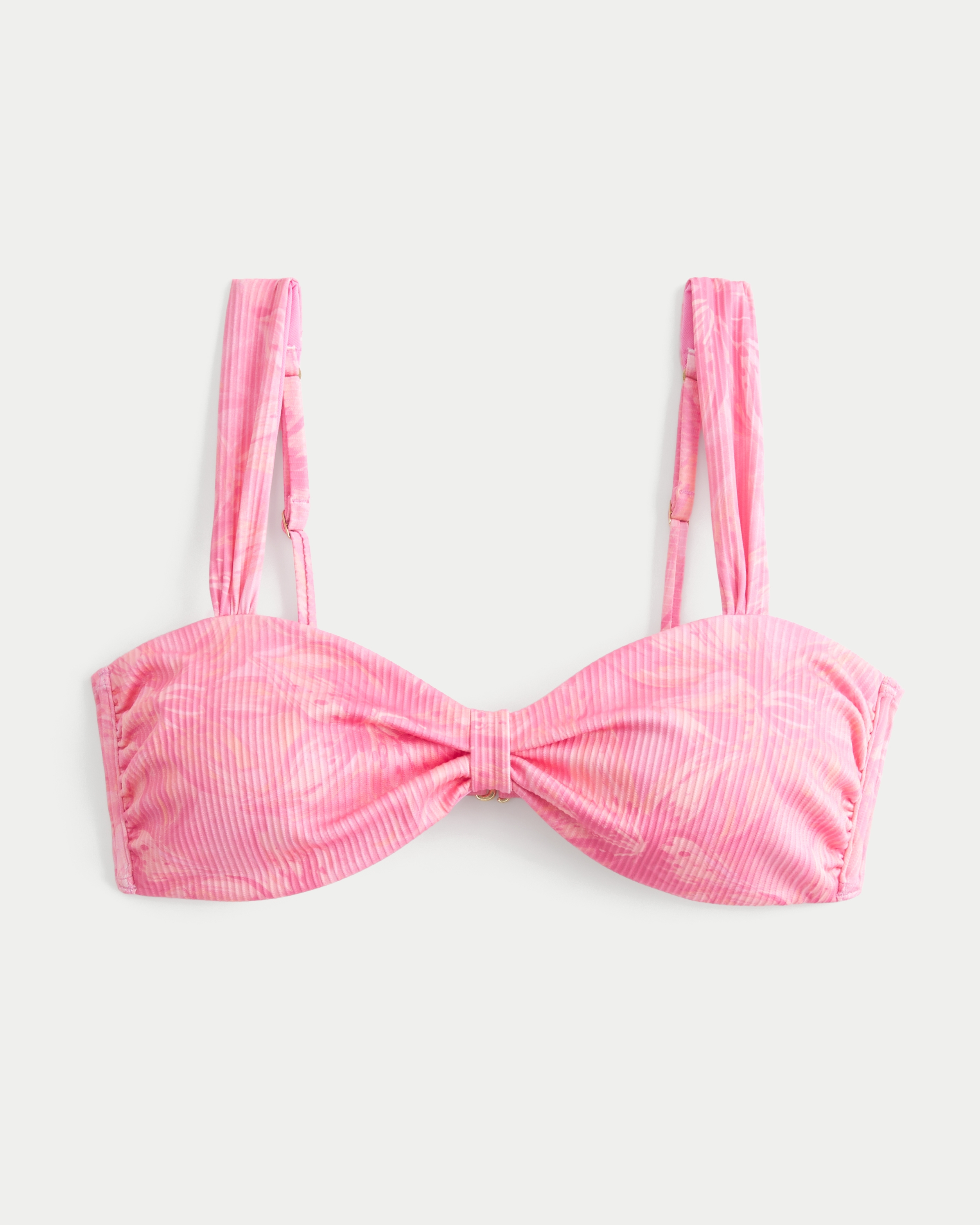 Rib Sweetheart Scoop Bikini Top