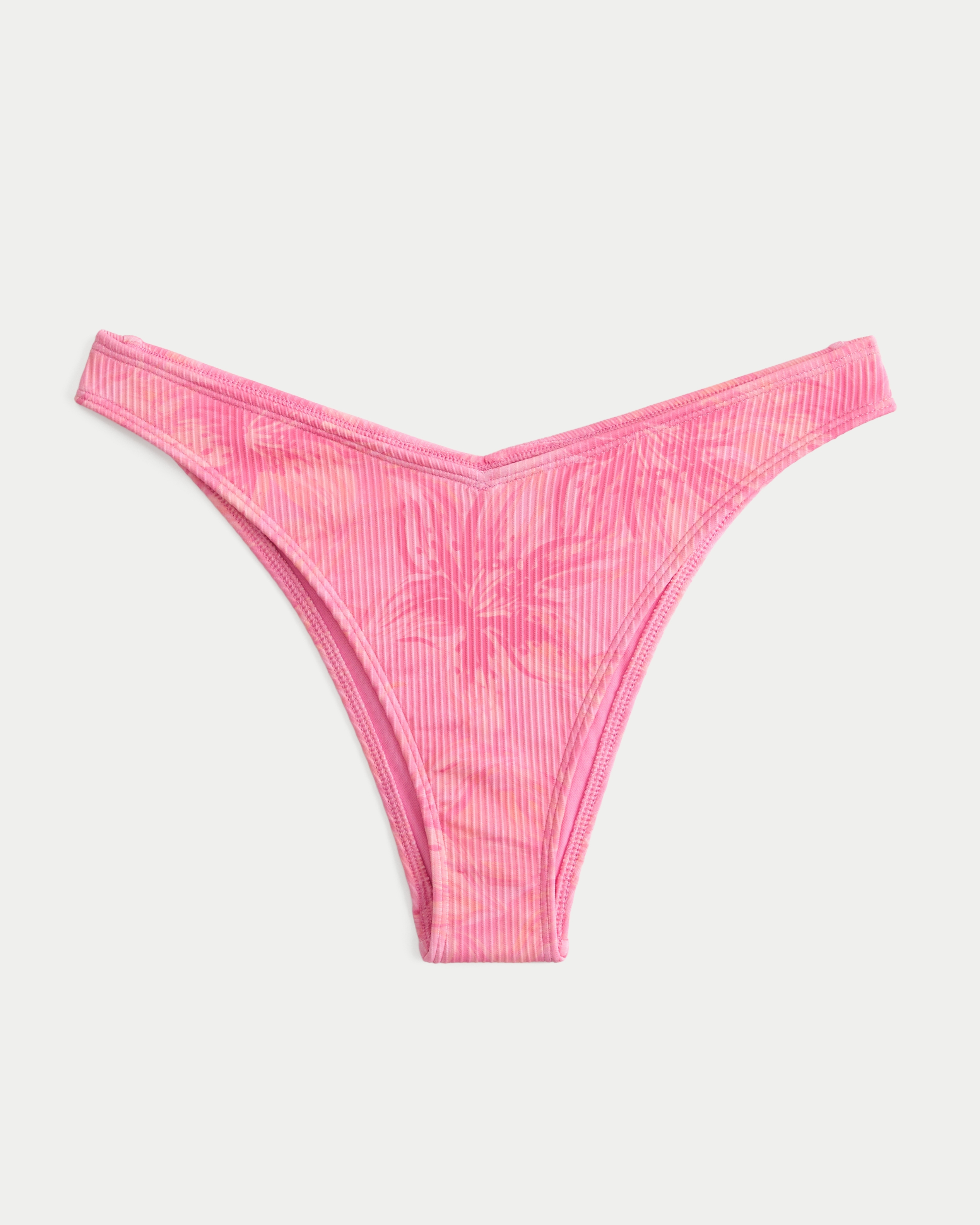Rib High-Leg Cheekiest Bikini Bottom