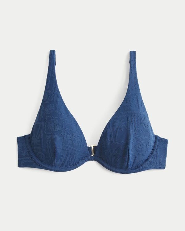 Women's High Apex Jacquard Underwire Bikini Top | Women's Swimwear