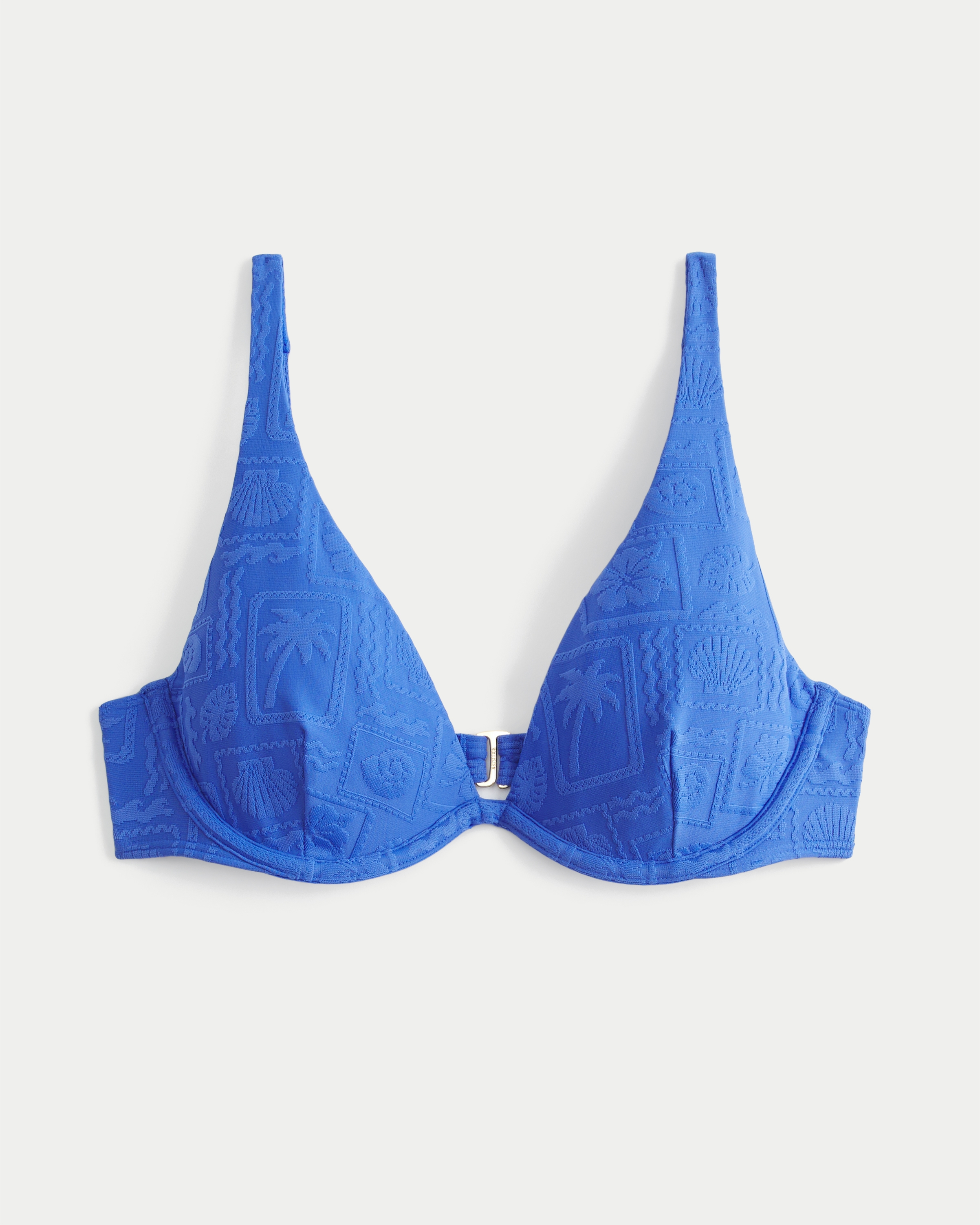 High Apex Jacquard Underwire Bikini Top