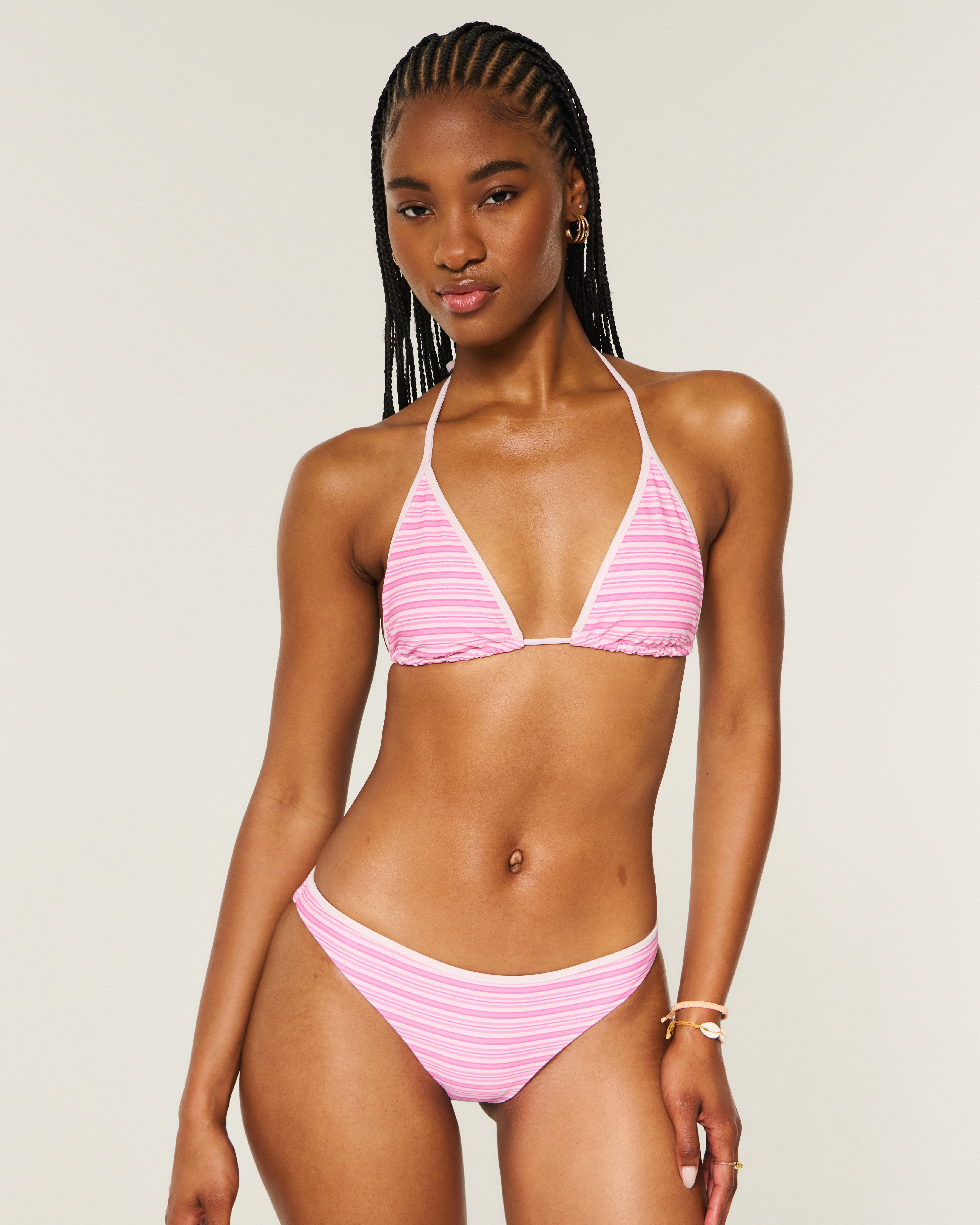 Reversible Pop Binding Triangle Bikini Top