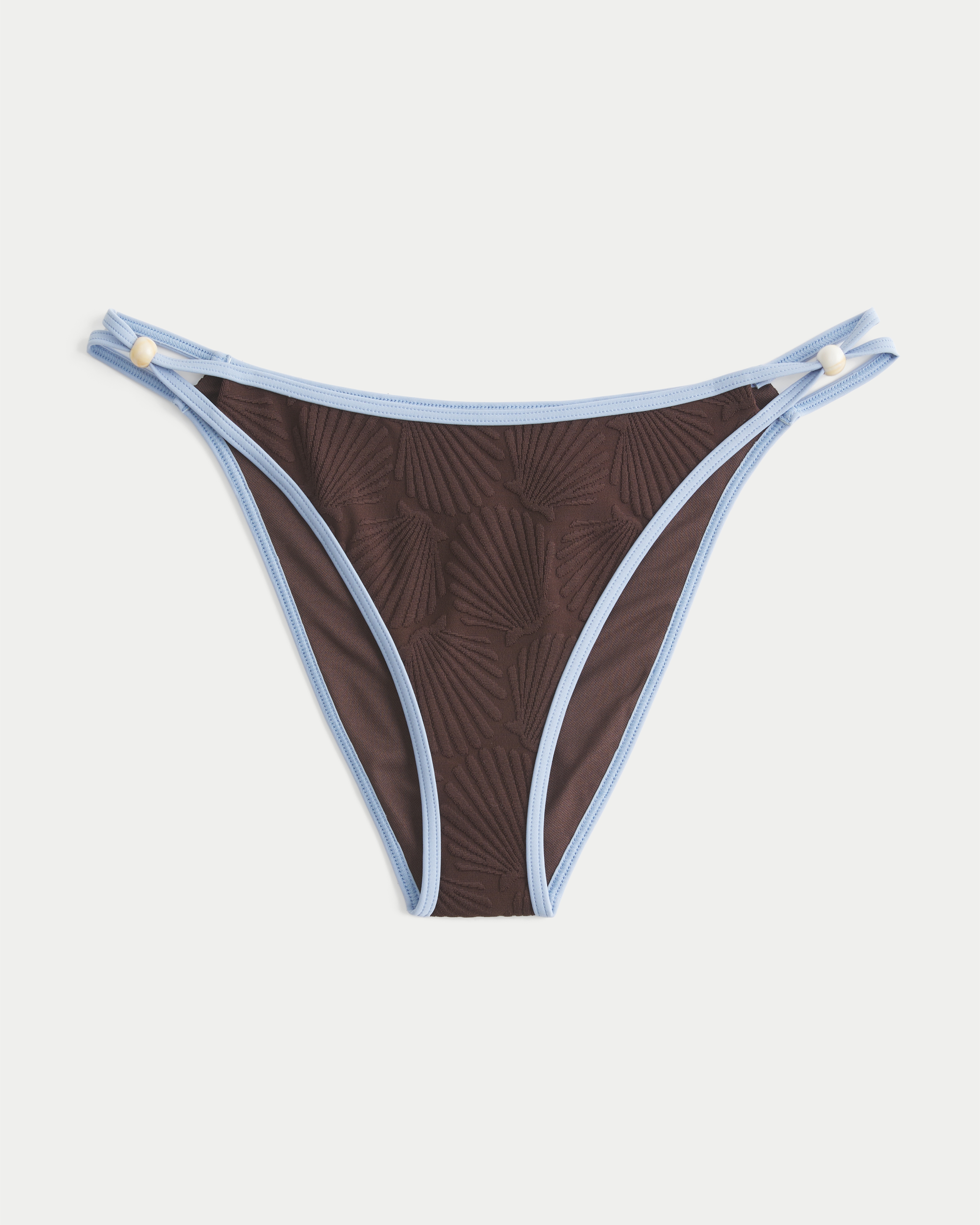 Jacquard Cheeky Bikini Bottom