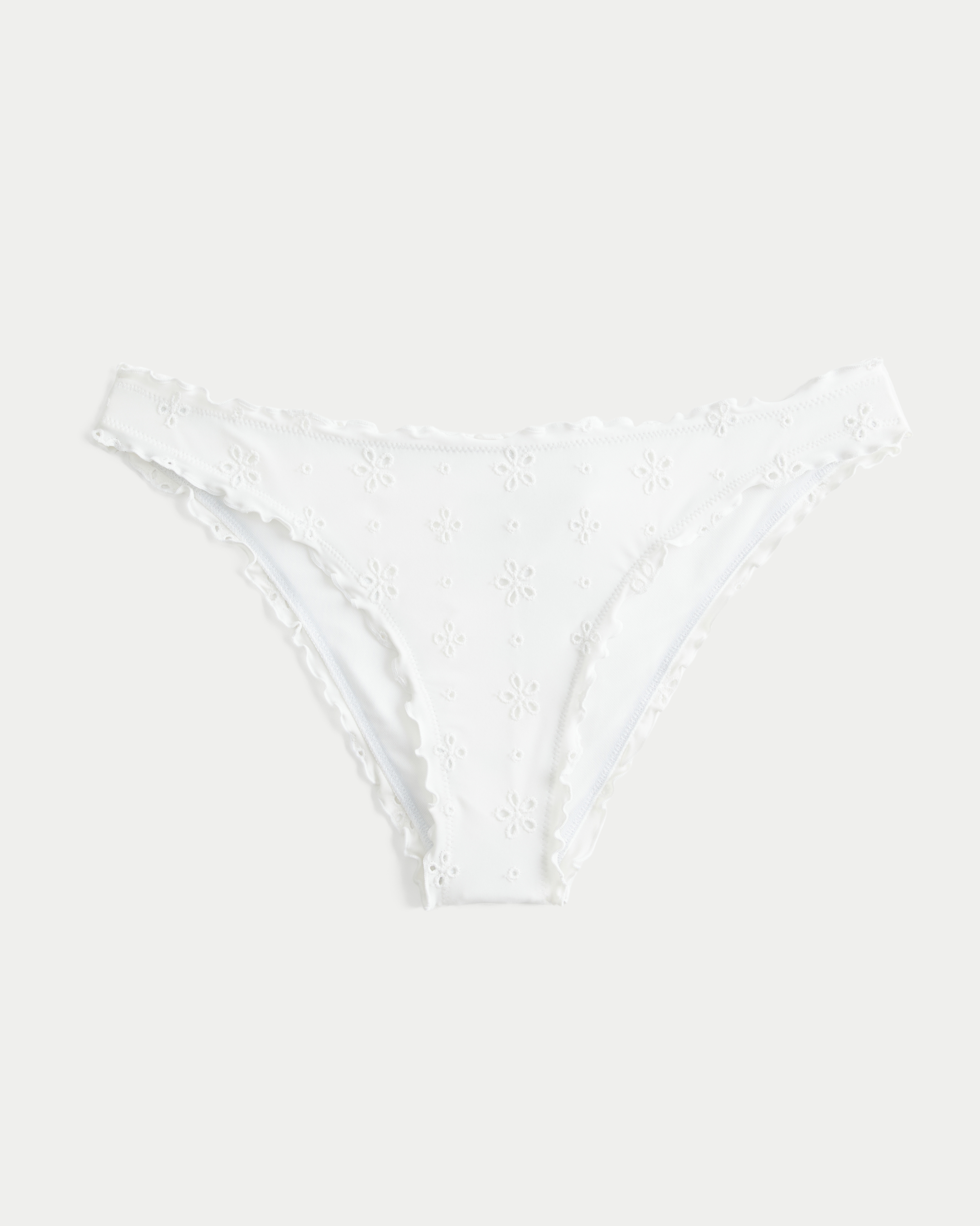 Lettuce Edge Eyelet Cheeky Bikini Bottom