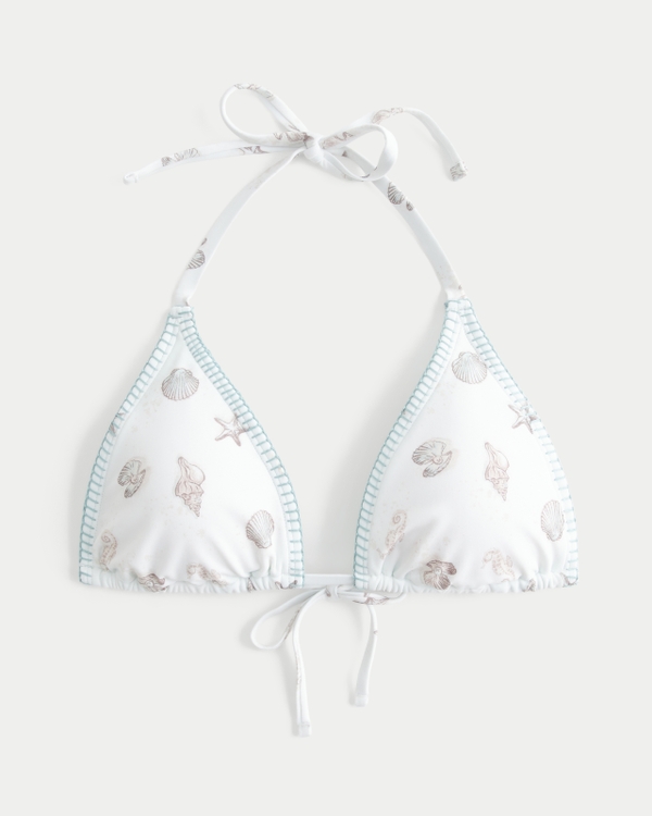 Shine & Stitch Multi-Way Triangle Bikini Top