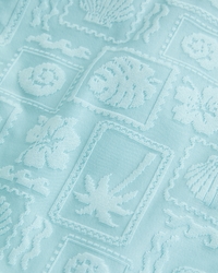 Jacquard Double-Strap Cheeky Bikini Bottom