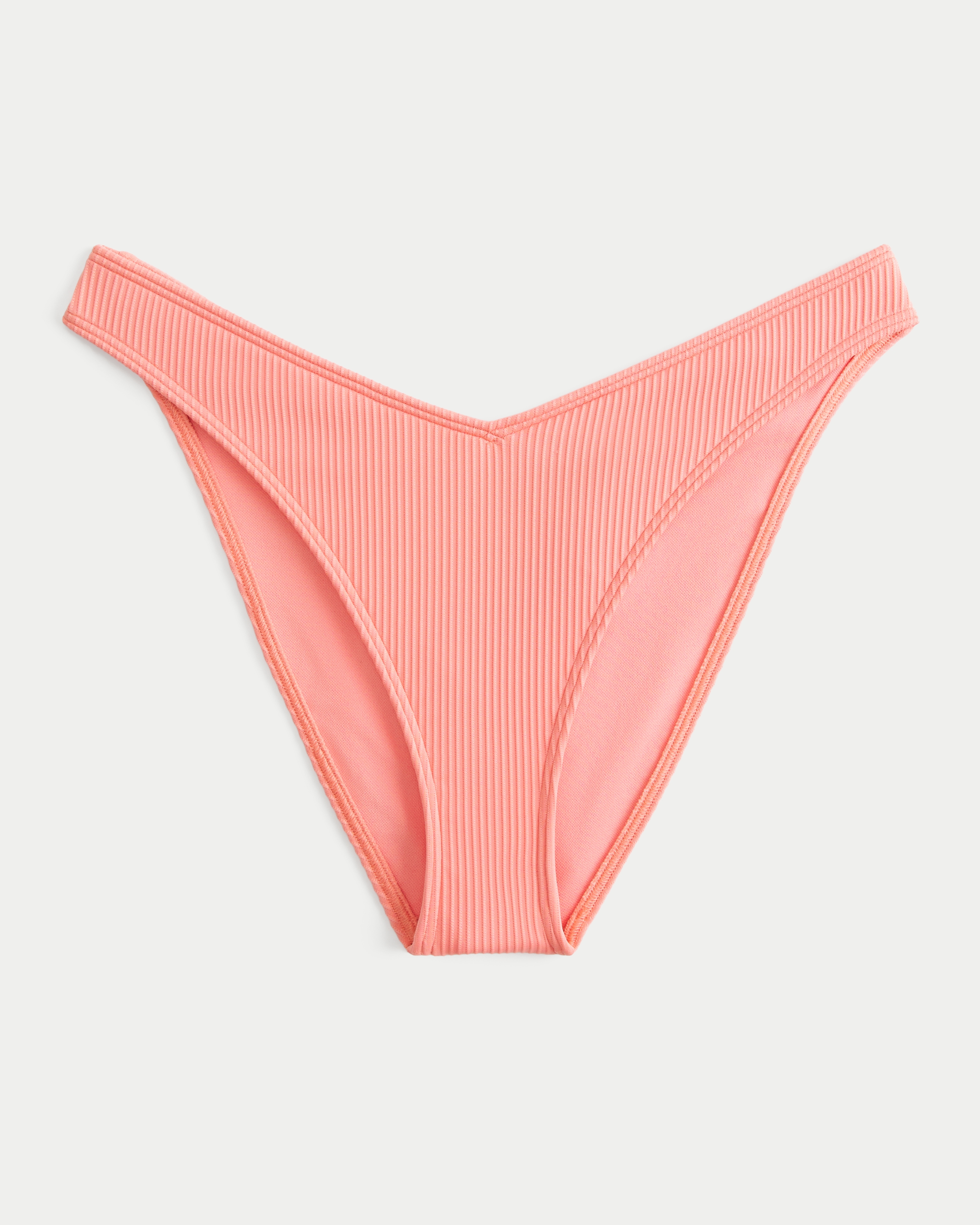 Ribbed Cheeky Bikini Bottom