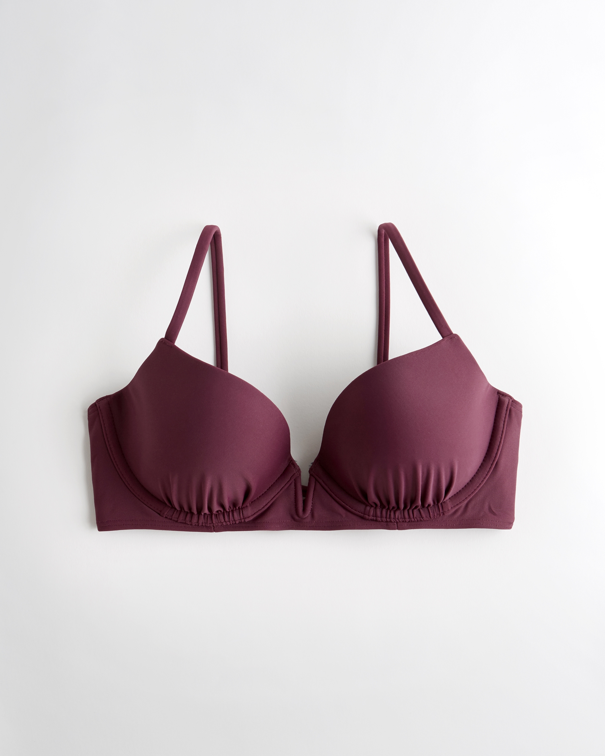 lined bikini top