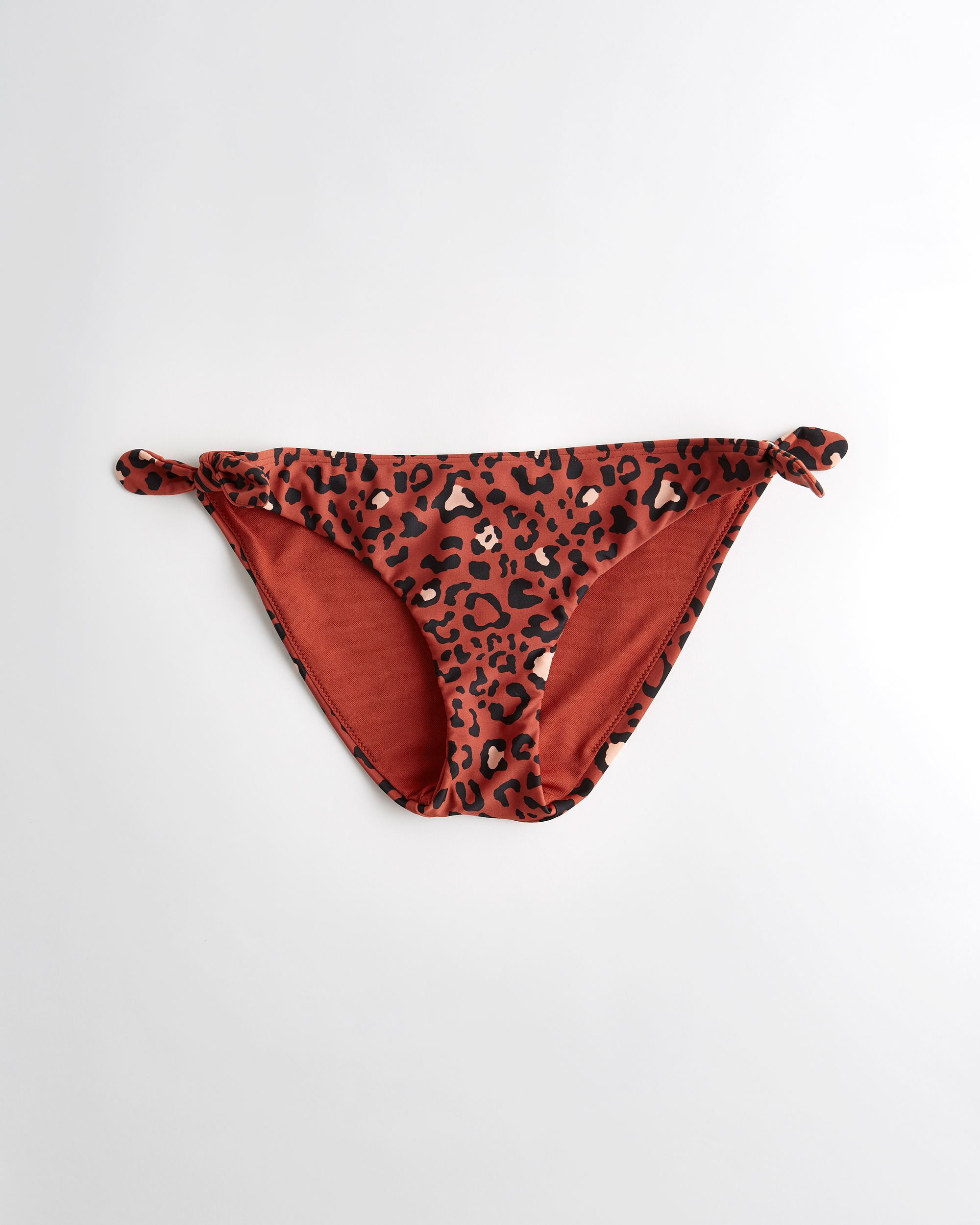 red animal print swimsuit