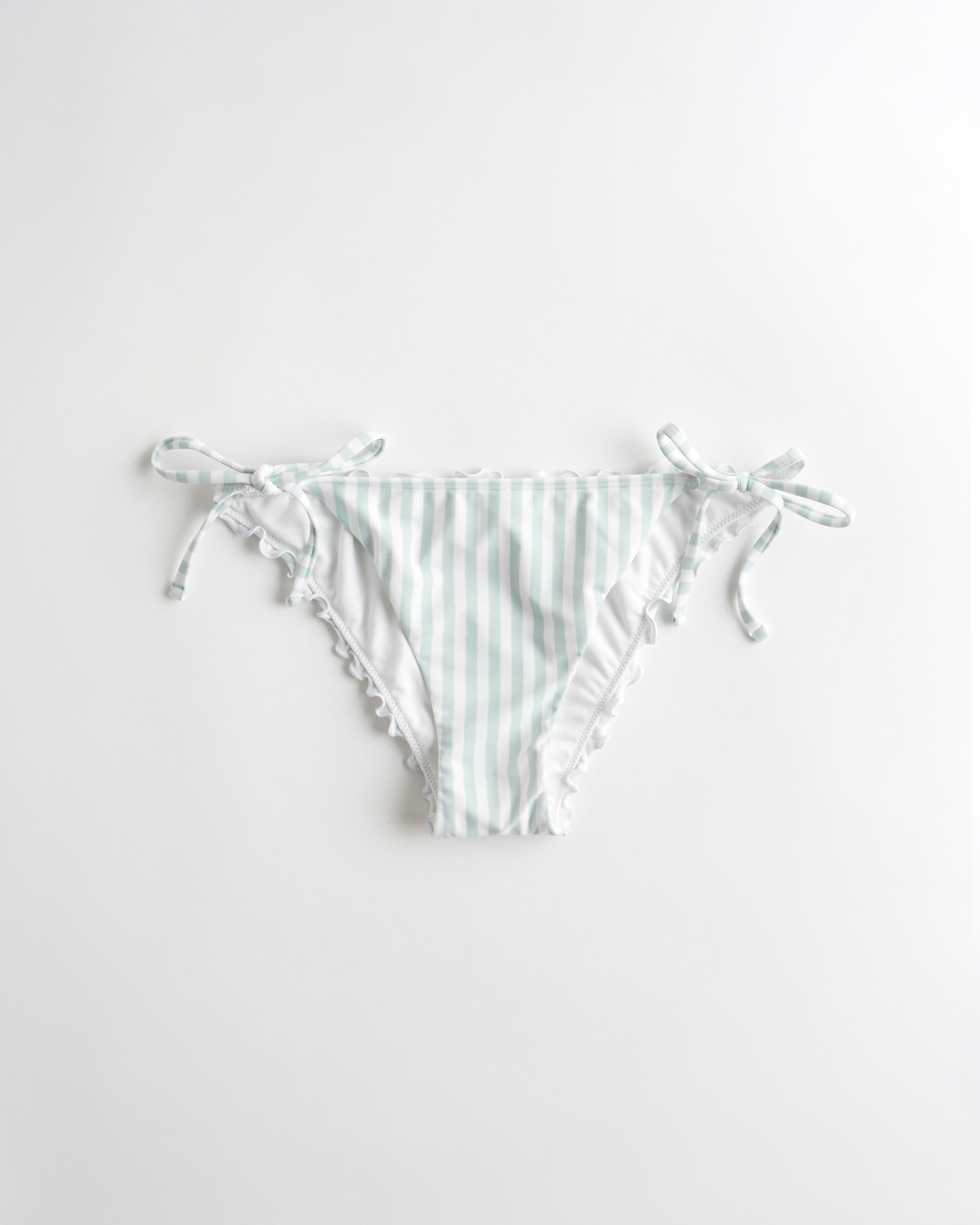 white ruffle swimsuit bottoms