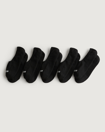 Men s Logo No Show Sock 5 Pack Men s Accessories Shoes HollisterCo
