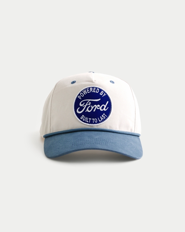 Ford Graphic Trucker Hat, Cream