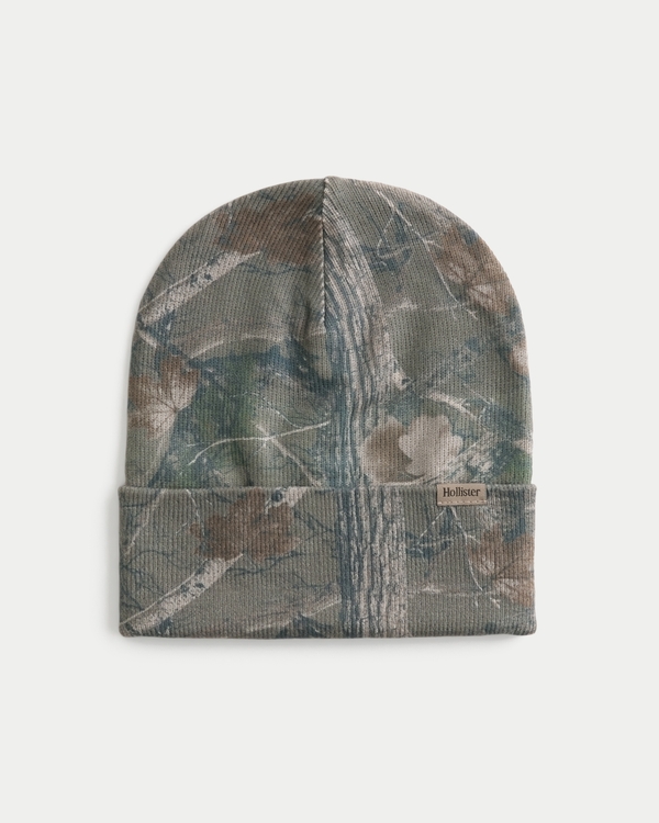 Knit Beanie, Camo