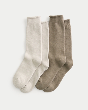 Men s Slouchy Socks 2 Pack Men s Underwear Socks HollisterCo