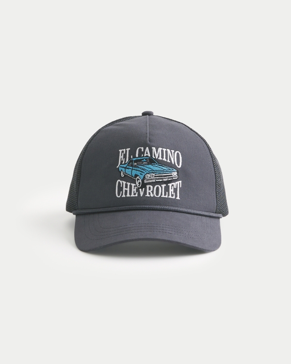 Chevrolet El Camino Trucker Hat, Faded Black