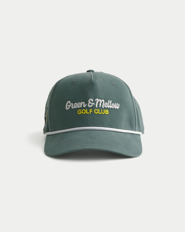 Golf Graphic Hat, Dark Olive view 1