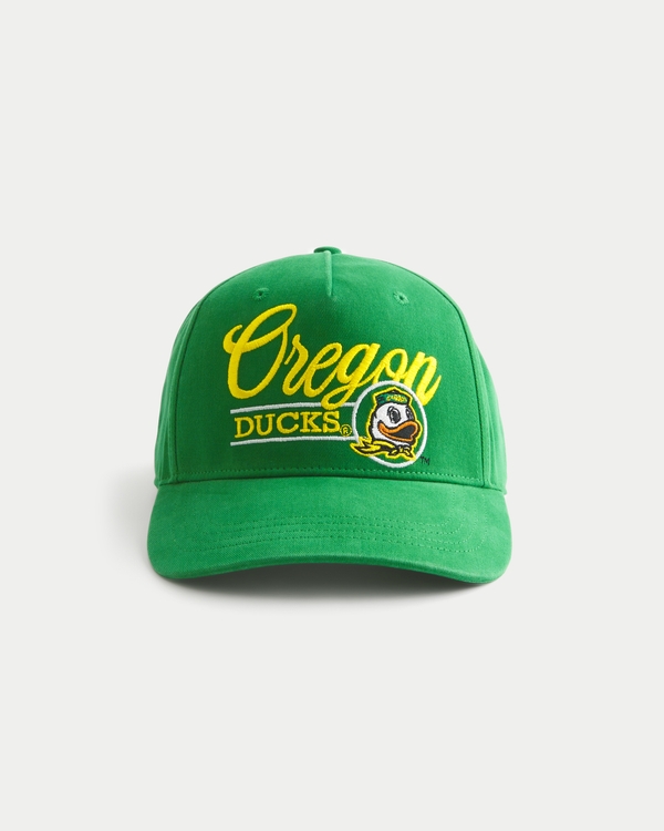 University of Oregon Ducks Graphic Baseball Hat, Green view 1
