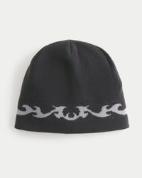 Tattoo Pattern Skull Beanie
