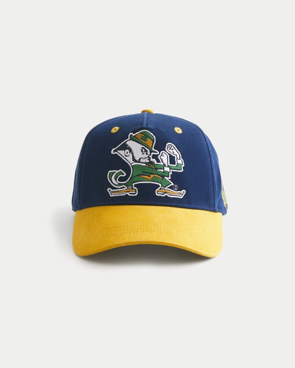 University of Notre Dame Fighting Irish Graphic Baseball Hat, Navy view 1