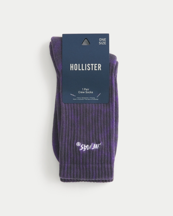 Hollister x Taco Bell Graphic Crew Socks