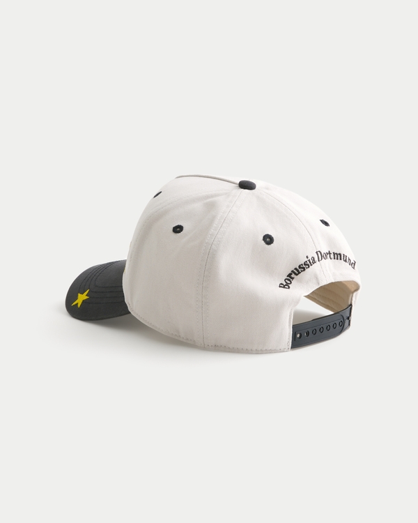 Borussia Dortmund Graphic Baseball Hat, Faded Black view 2