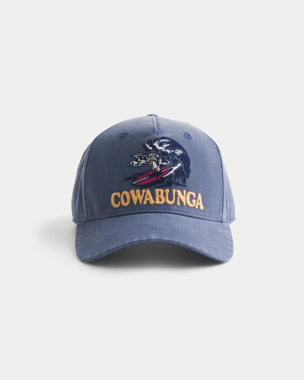 Cowabunga Graphic Baseball Hat, Dark Blue view 1