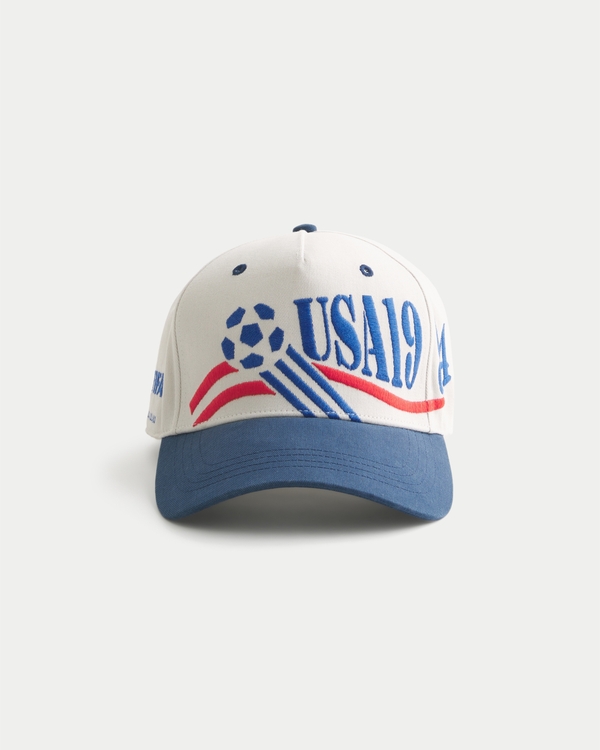 1994 FIFA World Cup USA Graphic Trucker Hat, Cream view 1