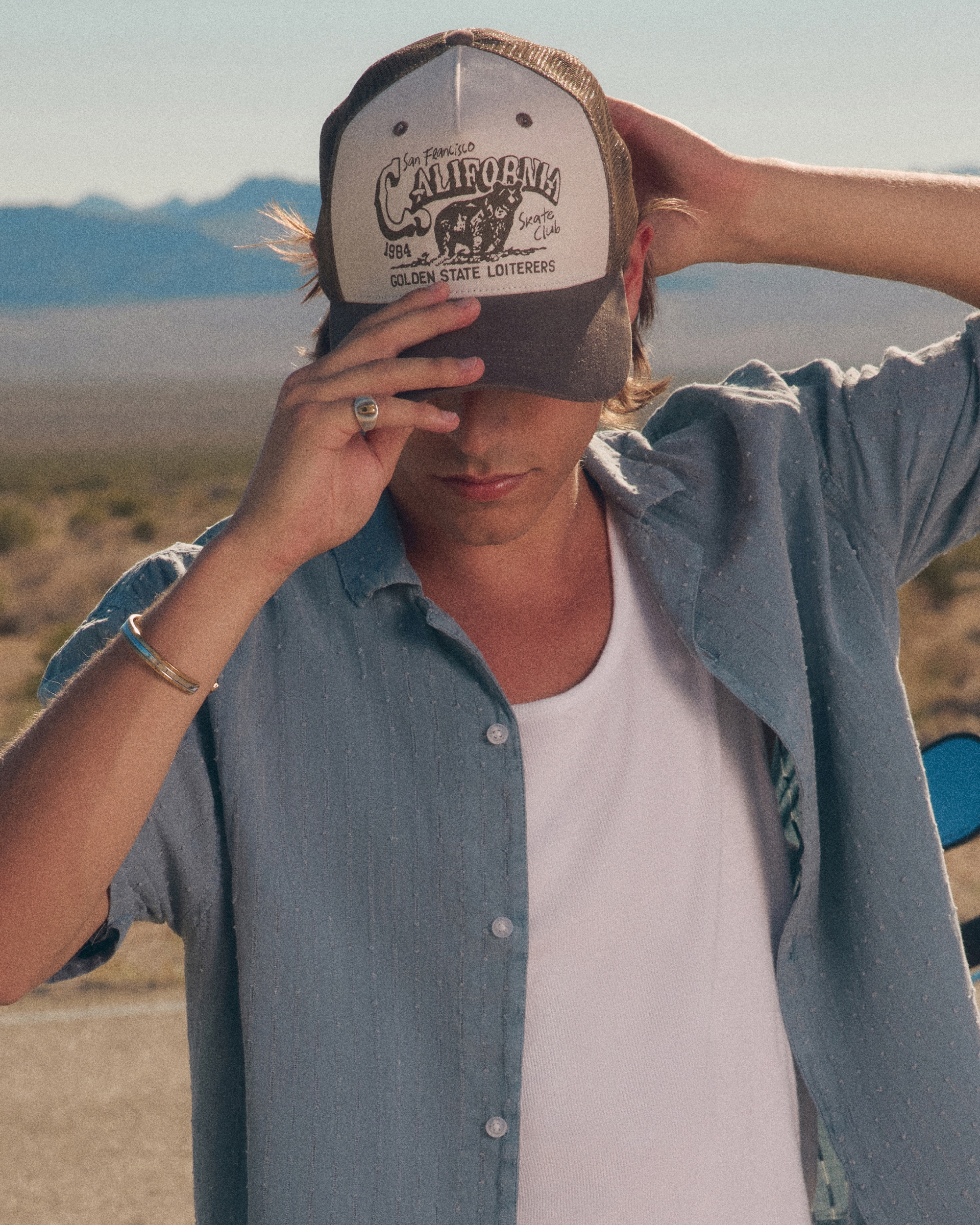 California Graphic Trucker Hat