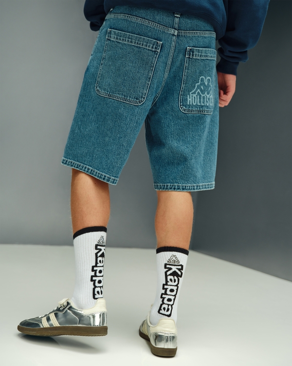 Hollister + Kappa Crew-Socken, Weiss view 1