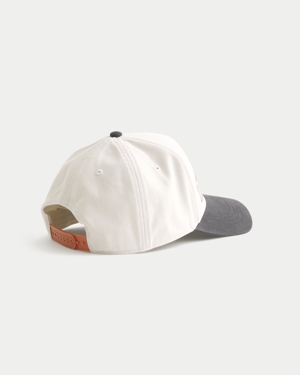 University of Texas at Austin Longhorns Graphic Baseball Hat, Cream And Black view 2