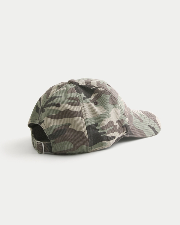 Logo Graphic Camo Baseball Hat, Camo view 2