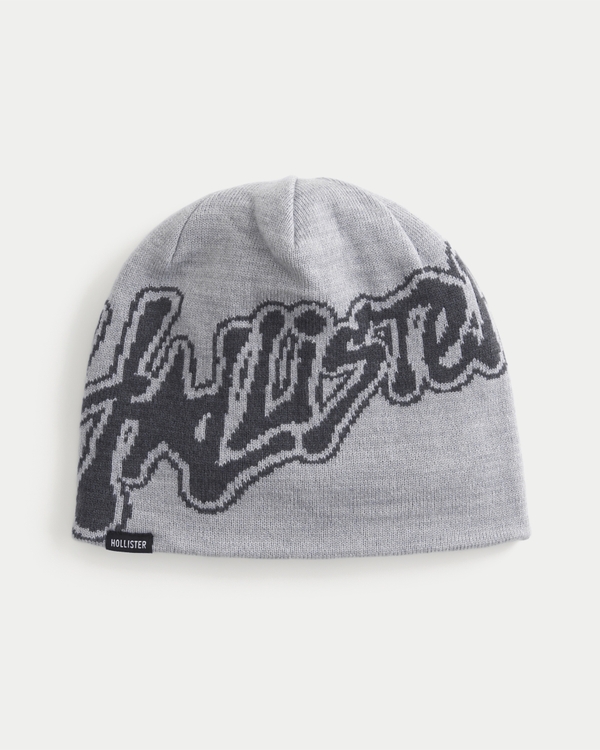 Knit Beanie, Heather Gray view 2