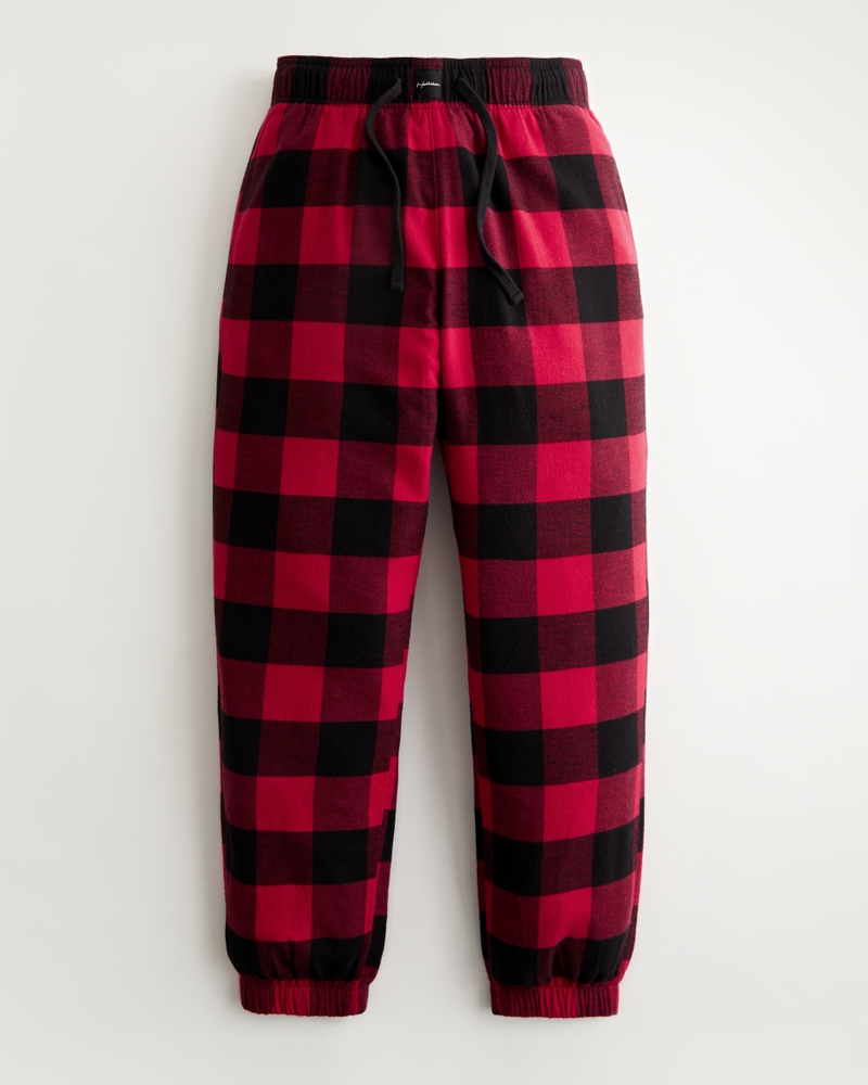 Hollister store flannel joggers