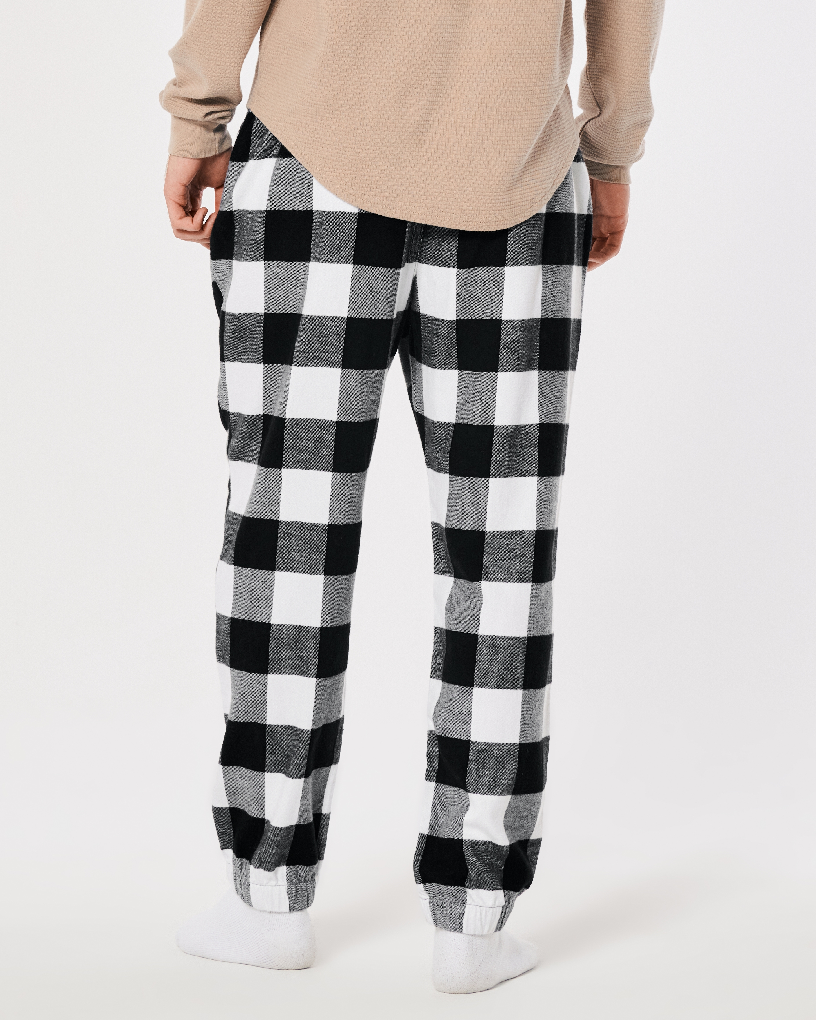 Hollister outlet plaid joggers